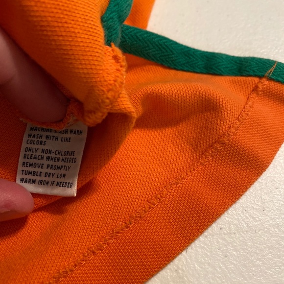 Vintage Polo Ralph Lauren Embroided Orange Polo - Picture 7 of 8